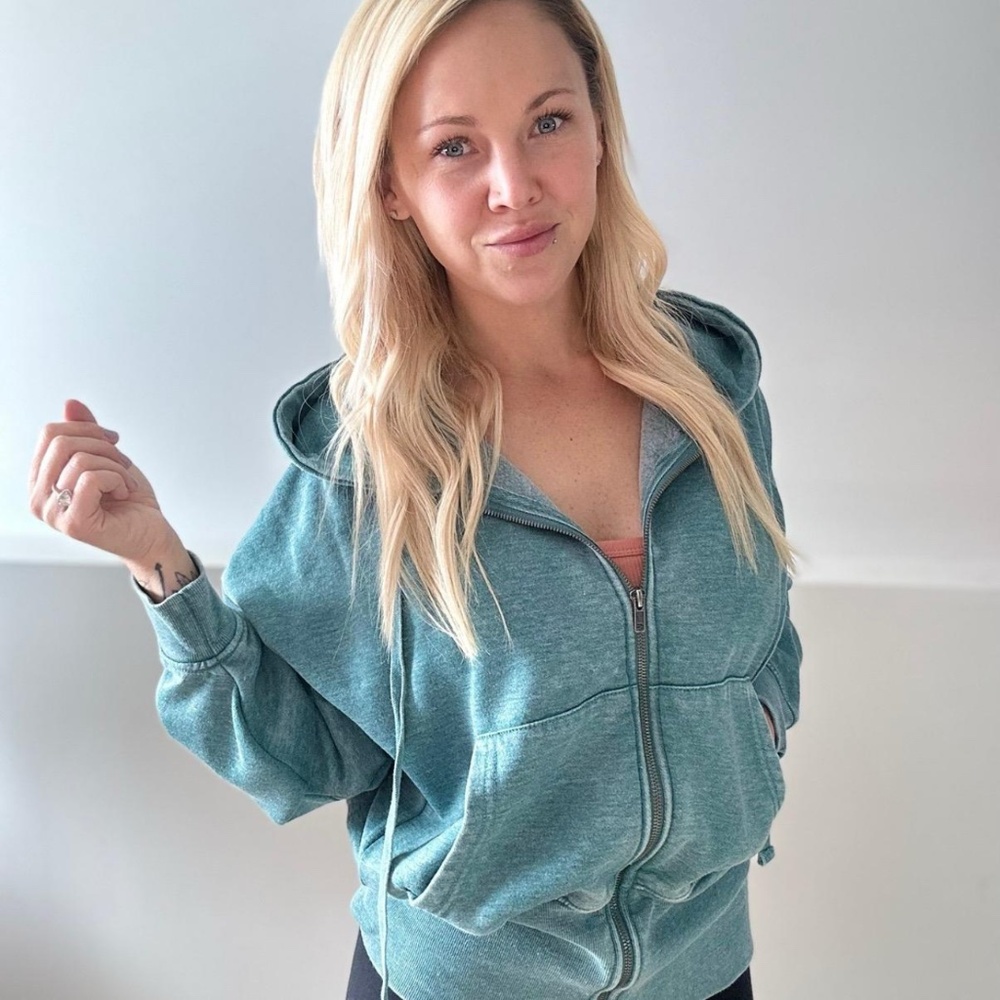 Fleece Zip Up Hoodie